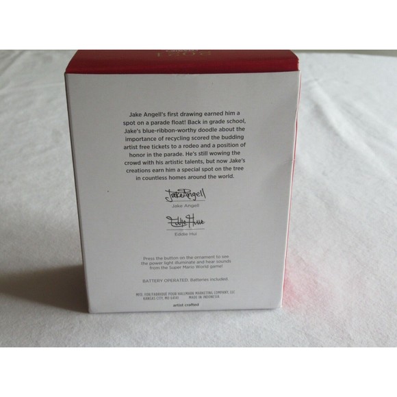 FLAW* 2021 Hallmark SuperMarioWorld Nintendo Console Ornament Magic Light Sound - Picture 6 of 12